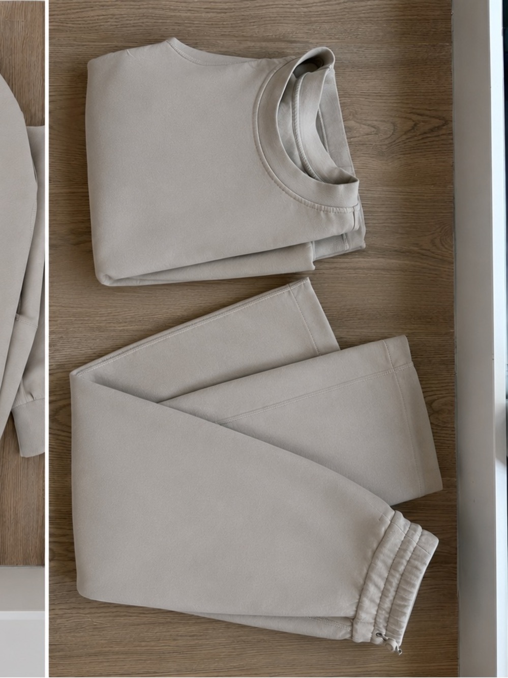 Lululemon Softstreme beige tan matching set sweatshirt pants size 4! MSRP $200 - Picture 2 of 3